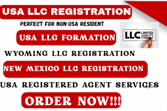 usa llc registration, usa llc formation and ein number for non usa resident