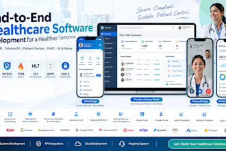 build your end to end healthcare software with ehr, emr, hipaa and fhir