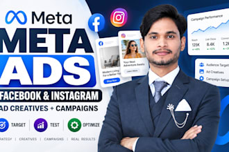 design facebook and instagram ads and meta ad creatives