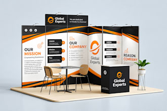 design trade show booth, backdrop for your exhibition