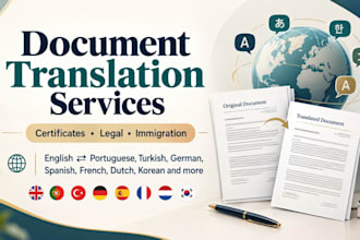 professionally translate and format your official, legal and academic documents