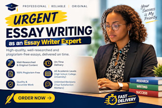 do urgent essay writing as an essay writer expert