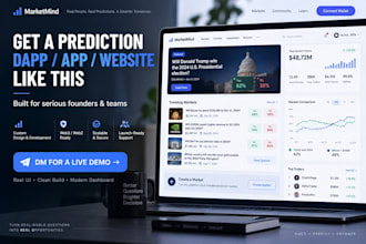 build prediction market website like polymarket kalshi with ai odds analytics