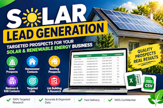 do solar lead generation, solar leads, sales leads and roofing leads