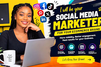 be your social media marketer for your ecommerce brand