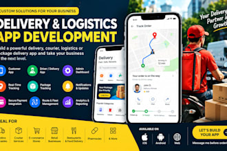 build custom delivery app, logistics app, courier app, package delivery app