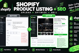 add and optimize shopify product with seo title ranking