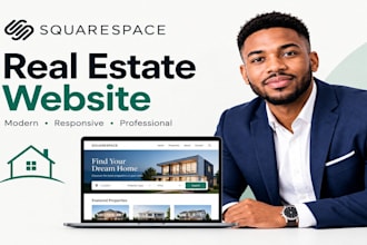 real estate website design on squarespace, real estate redesign on squarespace