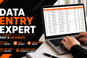 do pdf to excel, word data entry in 24 hours delivery