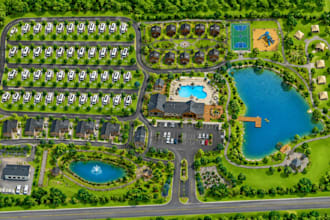 create a custom vector site plan, property map and layout illustration