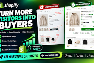 shopify store optimization and increase conversion rate