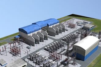 do 3d high voltage electrical substation design, modeling and visualization