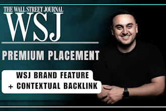 secure a premium wsj brand placement with a contextual backlink