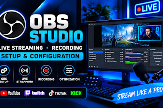 set up obs studio for live streaming