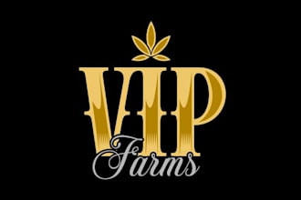 design hemp cannabis grow company logo