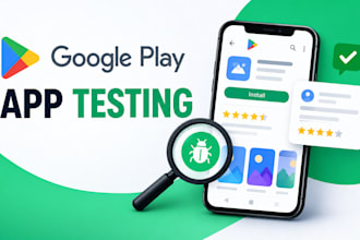 test and review your app on playstore with excellent feedback
