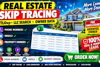 real estate skip tracing, tloxp and llc owner search