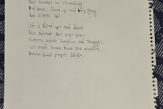 do beautiful bangla and english handwriting