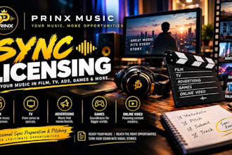 submit and pitch your music for sync licensing opportunities
