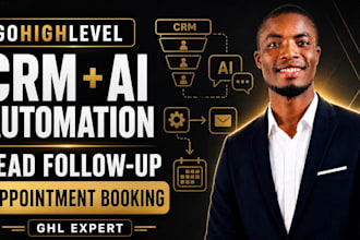 set up gohighlevel CRM ai automation and appointment funnel