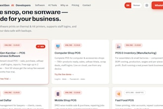 build cloud pos billing software for your shop