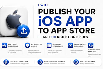 publish your ios app and fix app store rejection issues
