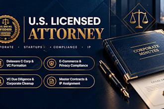 draft delaware c corp bylaws, founder equity, and incorporation documents