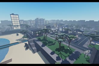 design custom roblox game map and studio environment