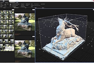 process photos, videos and image datasets into 3d models with photogrammetry