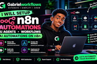 setup n8n automations, n8n ai agents, n8n workflows, ai automations on n8n