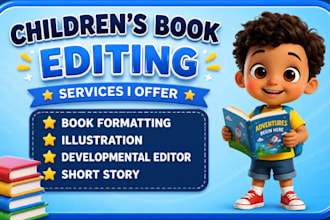 edit proofread children story book polish kids picture book children book editor