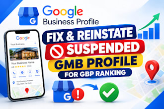fix reinstate suspended gmb profile for gbp ranking