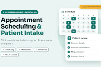 offer you appointment scheduling and patient support