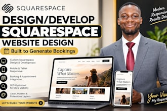 design redesign squarespace booking website with acuity scheduling