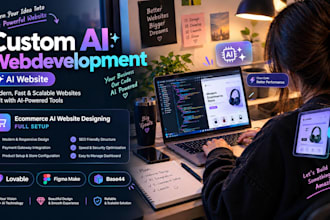 develop full stack ai ecommerce web application
