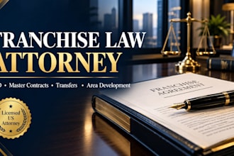 draft master franchise agreements and multi unit contracts as business lawyer