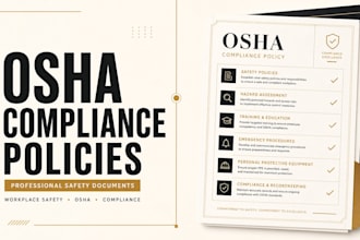 draft professional osha compliance policies for your business