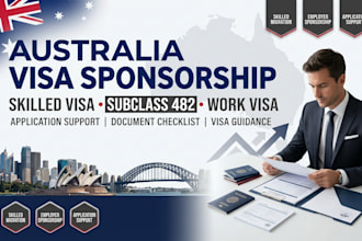 guide australia sponsorship visa, skilled visa and subclass 482 application