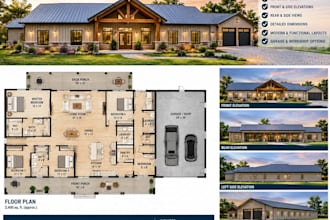 design barndominium floor plans, metal building plans and house plans