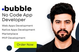 build your bubble io website, app, saas or mvp with ai automation