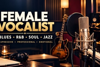 be your blues, rnb, ballad, soul, jazz vocals and soprano female singer