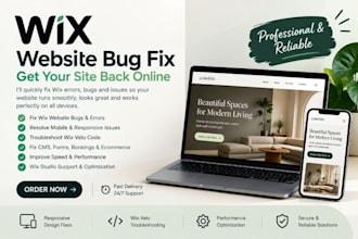 fix wix website bugs, errors, mobile issues and wix velo problems