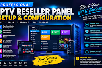 configure reseller panel, strong 8k, trex, sltv, lion ott, mega, reseller panel