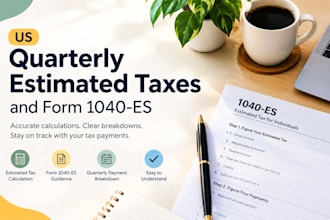 calculate your US quarterly estimated taxes and form 1040 es