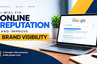 fix online reputation and improve brand visibility
