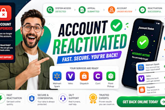 uber reactivation, spark reactivation, uber eats reactivation, uber driver