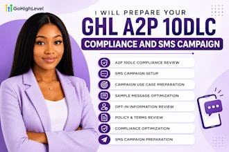 optimize your ghl a2p 10dlc compliance and SMS campaign