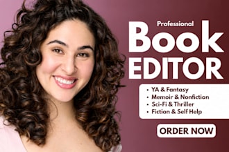 developmental edit, line edit, and proofread your fiction novel