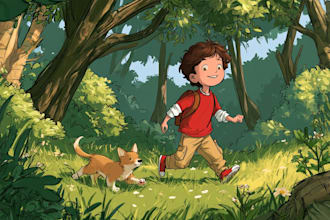 children book illustration and children book illustration