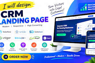 design salesflare nimble suitedash vtiger bitrix24 greenrope carrd CRM landing p